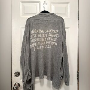 Wildfox White Label - oversized gray cardigan